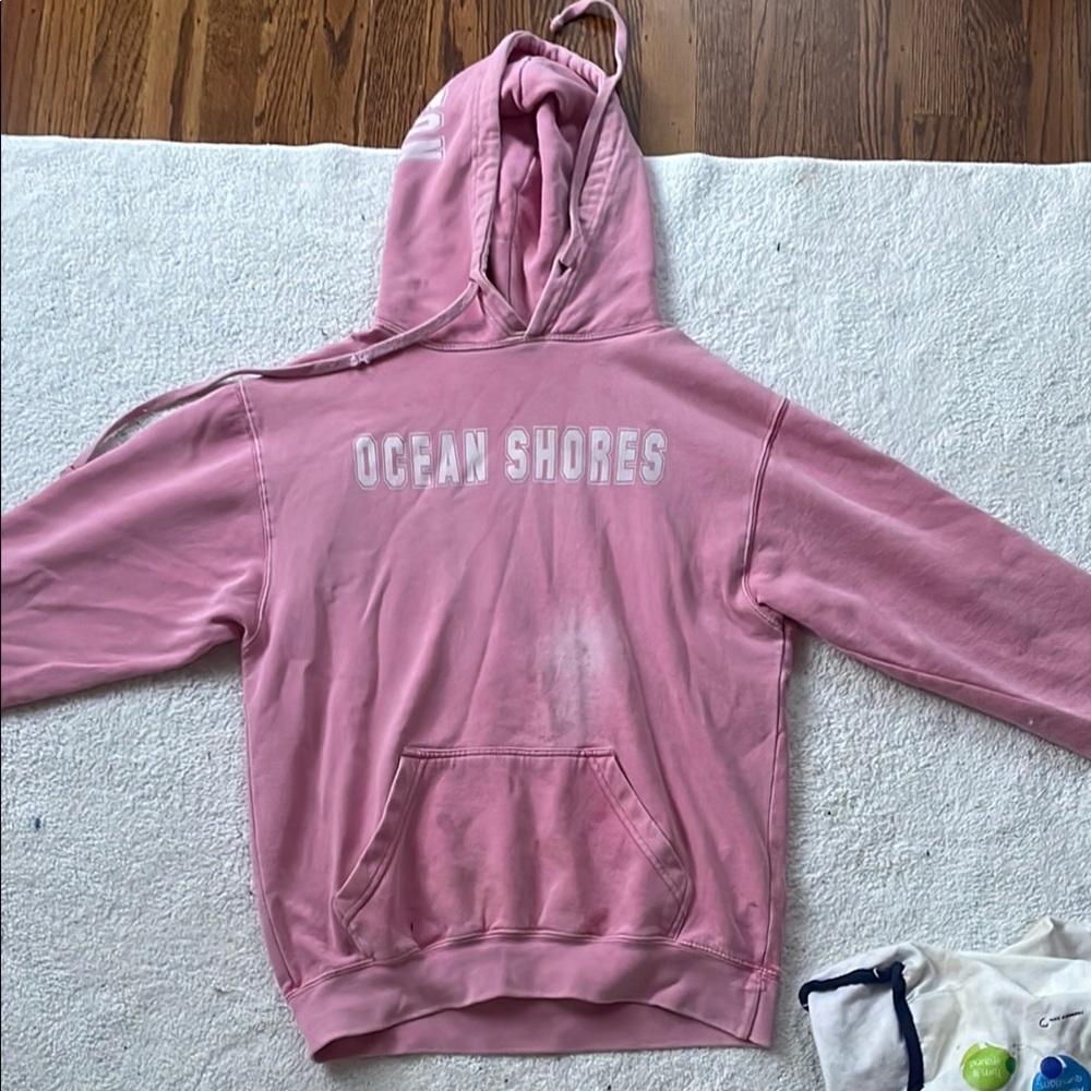 Pink Ocean Shores Hoodie